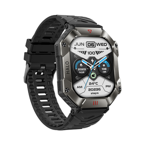 Reloj Deportivo KR80 para Hombre <span class=keywords><strong>2023</strong></span>, Pantalla HD de 2.0 Pulgadas, Llamadas por BT, Reloj Inteligente para Exteriores con Brújula y Altímetro - Product Image 5