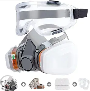 Biểu tượng tùy chỉnh 6200 nửa facepiece tái sử dụng mặt nạ bảo vệ mặt khí mặt nạ