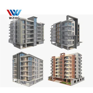 Thiết Kế Hiện Đại Đa Tầng Kết Cấu Thép Xây Dựng Căn Hộ Cho Tòa Nhà Thương Mại - Product Image 5