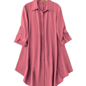 Chemisier décontracté élégant pour femmes Boho Top Excellente qualité avec décoration en dentelle à motif solide et subtil Usage quotidien à manches courtes - Product Image 1