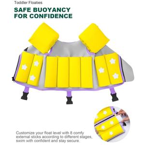 <span class=keywords><strong>Chaleco</strong></span> Salvavidas de Dibujos Animados para Piscina, <span class=keywords><strong>Chaleco</strong></span> de Seguridad para Niños de 2 a 7 Años, para Natación y Snorkel - Product Image 3