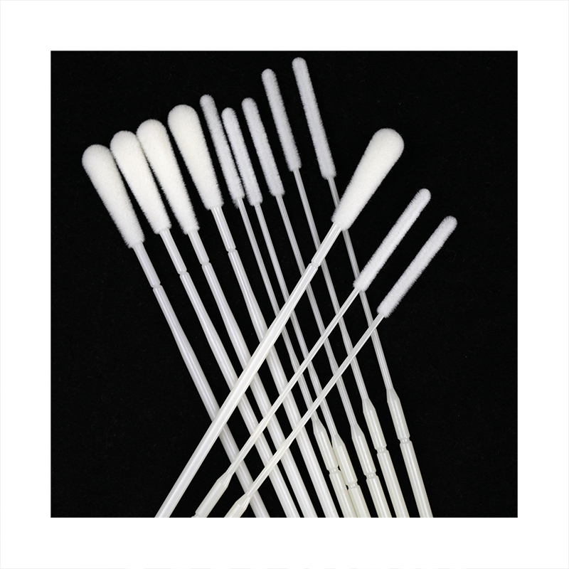 Culture Nylon Sticks Test Sampling Flocked Throat Swab Medical Transport Swab