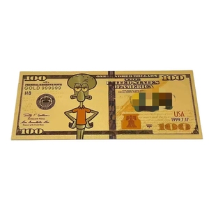 Nouvelle Banque de billets d'anime Patrick Star de l'Amérique 2026 plaquée or pour collection - Product Image 3