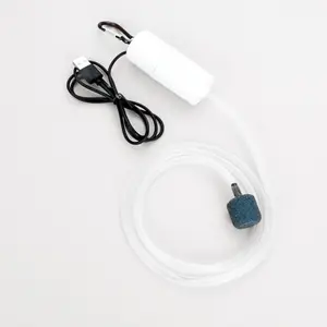 USB Aquarium Air Pump Fish Tank Air Pump Silent Air Compressor Aerator Small Quiet Oxygen Pump