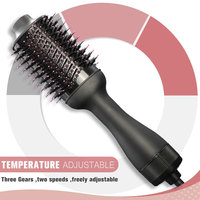 Peigne électrique à Air chaud pour lisseur à cheveux, sèche-cheveux en une étape