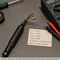 YG-DHD Sensor pH Industri Sensor Kualitas Air Digital RS485 4-20mA untuk Laboratorium Air Limbah Kolam Renang Pengukur pH