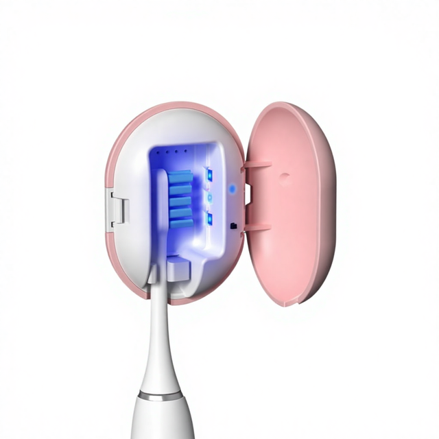 Portable Mini Toothbrush Sanitizer UV Sterilization ABS Material 3-Minute Disinfection Model BK21 Household Travel