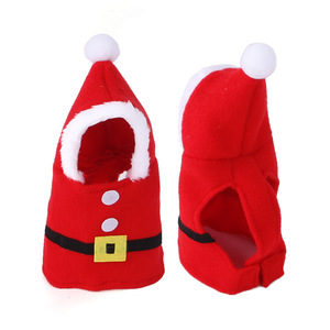 Parrot Bird Autumn and Winter Thick Warm Clothes Flying Suit <b>Sweater</b> Christmas Clothes Santa Clothes with Hood - Product Image 6