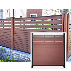 Tablero de Cercado para Jardín, Decorativo, Anti-UV, Impermeable, de WPC, Madera Plástica Compuesta, con Aspecto de Madera - Product Image 2