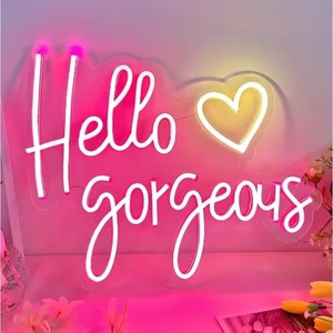 Enseigne néon acrylique sans MOQ, livraison rapide, conception de logo gratuite, enseigne néon LED personnalisée pour la décoration de chambre, anniversaire, mariage, fête - Product Image 4