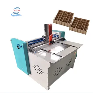 Máquina de entalhar caixa de papelão semiautomática máquina de entalhar papelão