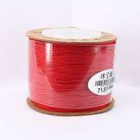 ST1054 0.8mm 1.0mm 0.6mm Cordon en nylon multicolore pour bijoux, nœuds chinois, bracelets, macramé, perlage, fils et cordons