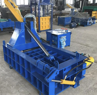 Compacteur de copeaux de ferraille d'aluminium Presse à briquettes pour acier Presse à métaux horizontale