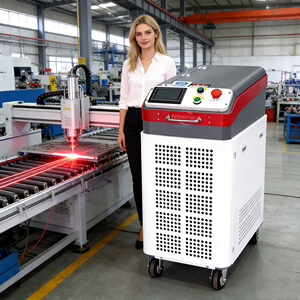 Machine laser de <span class=keywords><strong>nettoyage</strong></span> de meubles en bois, type pulsé, 500W, idéale pour le <span class=keywords><strong>nettoyage</strong></span> du bois ancien, l'élimination de la rouille et de la peinture sur métal - Product Image 2