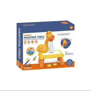 漫画の鹿24パターンアートペイントボード学習テーブル子供用お絵かきボードプロジェクターテーブルカラー塗装恐竜付き - Product Image 3