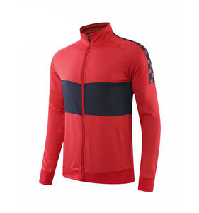 2025 chaqueta de entrenamiento de fútbol personalizada de calidad tailandesa al por mayor precio barato amarillo chándal de fútbol al por mayor - Product Image 3