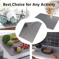Grand tapis de protection en silicone pour poêle, protection antidérapante anti-rayures et imperméable pour cuisinière électrique à gaz