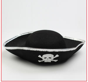 Pirates chapeau Cosplay Costume accessoires chapeaux de fête adultes enfants Halloween carnaval décontracté caractère Style feutre matériel scènes de <span class=keywords><strong>jeu</strong></span> - Product Image 2