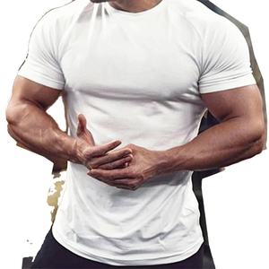 Camisetas Deportivas Personalizadas al por Mayor para Hombre, Ajustadas, Tejidas, de Poliéster/Algodón, Ecológicas, Transpirables - Product Image 2