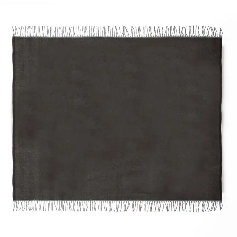 Hengtai mới nâng cấp 130*170cm giá rẻ 100% lambswool 250gsm tua chăn ném cho mùa đông