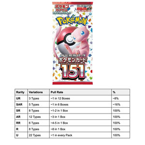 Boîte de <span class=keywords><strong>booster</strong></span> durable en gros Sv2a scellée, cartes à collectionner Pokémon japonaises Scarlet Violet 151, jeux japonais originaux en papier - Product Image 6