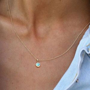 Componentes Básicos para Joyería DIY: Collar con Colgante de 12 Piedras de Nacimiento en Acero Inoxidable 304, Bañado al Vacío en Oro de 18K, 3mm - Product Image 2