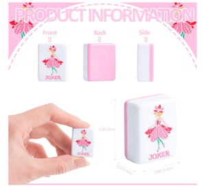 Fichas de Mahjong de Acrílico de Primera Calidad, Estilo Lujoso Inspirado en Cloisonné, Impresas con UV, para Tiendas de Regalos Exclusivas - Product Image 2