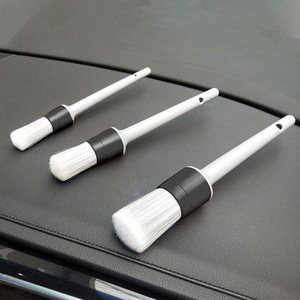 Car <b>Cleaning</b> <b>Brush</b> Set 3Pcs Soft Bristle For Vent Wheel Hub <b>Crevices</b> Detailing - Product Image 3