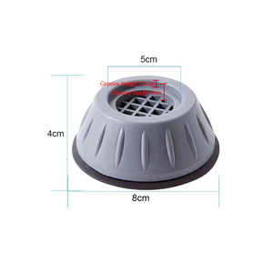 Nouvelles patins anti-vibration pour machine à laver, pieds en caoutchouc, tapis anti-bruit universel pour meubles - Product Image 6