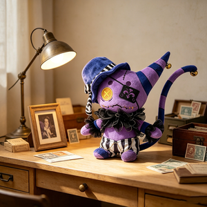 Juguete <span class=keywords><strong>de</strong></span> Peluche Personalizado OEM ODM, Muñeco <span class=keywords><strong>de</strong></span> Peluche Único <span class=keywords><strong>de</strong></span> Pirata, <span class=keywords><strong>Circo</strong></span>, Terror, Juego, Bajo MOQ, Peluches Personalizados, Figura Coleccionable para Regalo <span class=keywords><strong>de</strong></span> Fans - Product Image 5