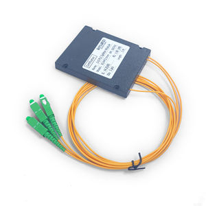 กล่องพลาสติก ABS Splitter 1X2ชนิดกล่องไฟเบอร์ออปติกหัวต่อชนิด sc/apc โหมดเดี่ยว FTTH <span class=keywords><strong>2</strong></span>.0mm/<span class=keywords><strong>3</strong></span>.0mm - Product Image 3