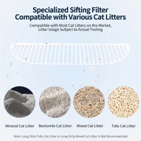 Boîte à litière pour chat intelligente à commande par application, 80L, PP, écologique, facile à nettoyer, grande capacité, entièrement automatique, autonettoyante, nouveau design