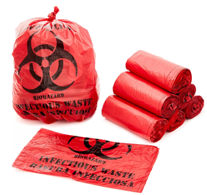 Высококачественные мешки для утилизации медицинских отходов и биоопасных материалов на заказ, для использования с жидкими растворами, прямые поставки с завода для больниц - Product Image 1