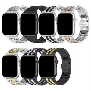 <span class=keywords><strong>Bracelet</strong></span> de montre pour <span class=keywords><strong>homme</strong></span>, <span class=keywords><strong>bracelet</strong></span> en acier inoxydable pour <span class=keywords><strong>Apple</strong></span> <span class=keywords><strong>Watch</strong></span> Series 76543 38 42 40 44 41mm 45mm - Product Image 1