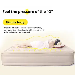 Colchón Inflable Individual y Doble con Bomba, Almohada, Cama de Aire Automática, Plegable, para Muebles de Hogar, Campamento al Aire Libre - Product Image 4