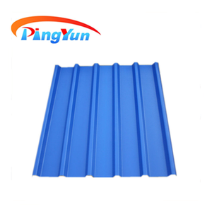 Feuille <span class=keywords><strong>de</strong></span> <span class=keywords><strong>toit</strong></span> enduite en PVC UPVC T1130 ASA ondulée en plastique pour revêtement - Product Image 1