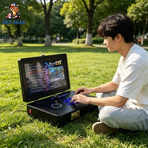 Игровой автомат-портфель Ultra HD с 14-дюймовым экраном, 30K+ игр, Pandora Saga DX Plus, для одного игрока, складная металлическая аркадная станция-бар - Product Image 4