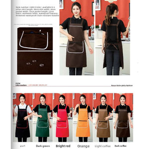 2025 OEM Dày Của Phụ Nữ Hoa Nhà Bếp Tạp Dề Nhiệm Vụ Nặng Nề Không Thấm Nước Đồng Bằng Màu Sắc Đầu Bếp Nấu Ăn Biểu Tượng Tùy Chỉnh Có Thể Điều Chỉnh Cho Thợ Cắt Tóc - Product Image 4