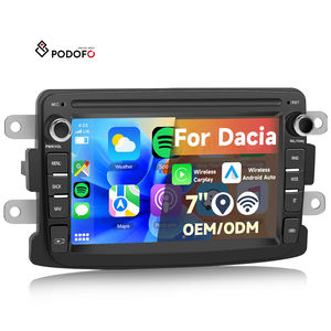 Podofo 7 pouces <span class=keywords><strong>autoradio</strong></span> 2 + 64G <span class=keywords><strong>pour</strong></span> Renault <span class=keywords><strong>Dacia</strong></span> LADA type-c sans fil CarPlay & Android Auto <span class=keywords><strong>GPS</strong></span> WIFI RDS Carplay <span class=keywords><strong>autoradio</strong></span> - Product Image 1