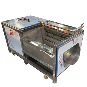 Máquina peladora y lavadora de frutas, verduras y yuca de tambor rotatorio de alta capacidad, duradera y de calidad, fabricada en China. - Product Image 2