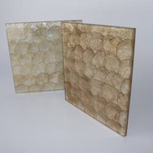 Capiz Shell Laminated Decorative Glass Panel Natural Shell Inlay For Wall <b>Partition</b> Home Interior Decoration - Product Image 4
