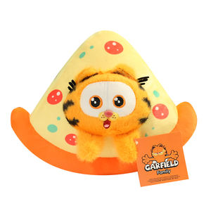 8 Inch Anime Love Pizza Frietjes <span class=keywords><strong>Garfield</strong></span> <span class=keywords><strong>Cat</strong></span> Throw Kussen Pluche Speelgoed Cadeau - Product Image 1