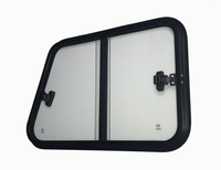 Fenêtre latérale coulissante pour camping-car, caravane, motorhome, avec moustiquaire, fabriquée en Chine, pour remorque à chevaux