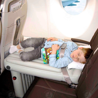 PVC pliable enfants enfant en bas âge lit de voyage gonflable lit de couchage avion gonflable lit de voyage matelas
