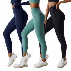 थोक अल्ट्रा नरम तंग त्वरित सूखी उच्च कमर वी आकार बट उठाने कसरत फिटनेस जिम खेल योग Legging महिलाओं - Product Image 4