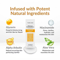 OEM ODM Sérum anti-âge à la vitamine C et à la vitamine E, Aloe vera, thé vert, B5, liquide éclaircissant, exfoliant pour le corps et le visage, anti-rides