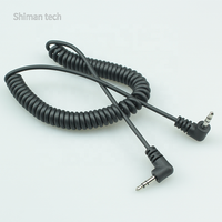 Câble audio de 1/8 pouces à angle droit avec connecteur audio de 3.5mm