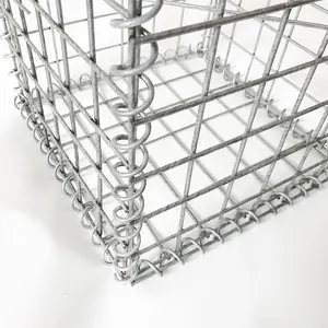 European Conformity galvanized galfan powder coating clipped welded mesh panel garden gabion fence