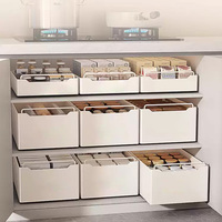 Tiroir à épices coulissant extensible organisateur Rectangle armoires de cuisine extensible stockage coulissant en acier au carbone étanche facile
