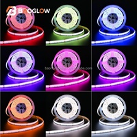 RGB 784LEDs/m 24V Magic Color Smart Addressable COB LED Strip 12mm 71.5mm Dapat Dipotong 18W/M 5m/roll 100LM Lampu Strip LED